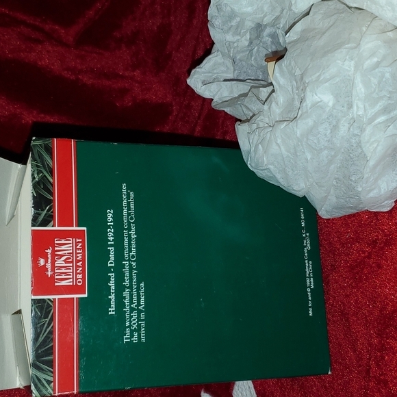 1992 Santa Maria Santa Clause on boat Christmas - Picture 2 of 10